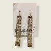 Wanderlust By Abby Gold Dangle Earrings NEW