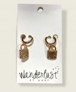 Wanderlust By Abby Mini Lock Hoop