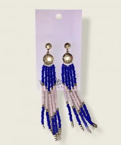 Wanderlust By Abby NEW Blue And Pink Beaded Dangle