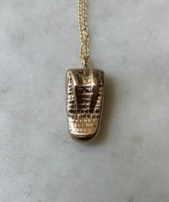 Mimosa Handcrafted Mimosa Alligator Head Necklace