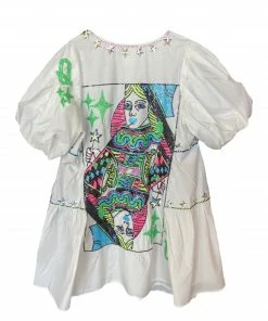 Queen Of Sparkles NEW QOS Black Card Back Dress