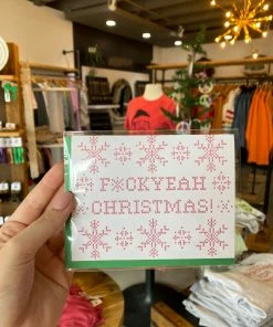 Lion Heart Prints NEW F*ck Yeah Christmas Card