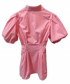 Wanderlust By Abby Balloon Sleeve Shirt Mini Dress