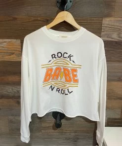 Wanderlust By Abby NEW Rock N Roll Babe Long Sleeve Tee