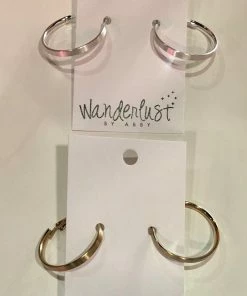 Wanderlust By Abby NEW Clip On Hoops
