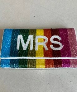 Wanderlust By Abby Mrs. Rainbow Beaded Purse NEW