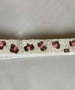 Wanderlust By Abby Leopard Beaded Purse Strap