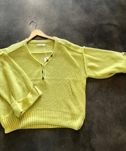 Wanderlust By Abby NEW Button Down Oversized Sweater