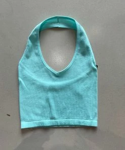 Wanderlust By Abby NEW Ribbed Halter Top