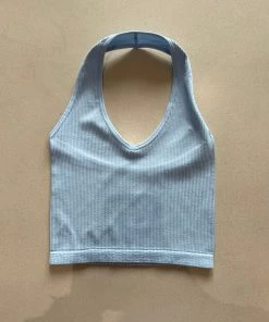 Wanderlust By Abby NEW Ribbed Halter Top