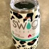 Wanderlust By Abby NEW Swig 6oz Flute- Luxy Leopard