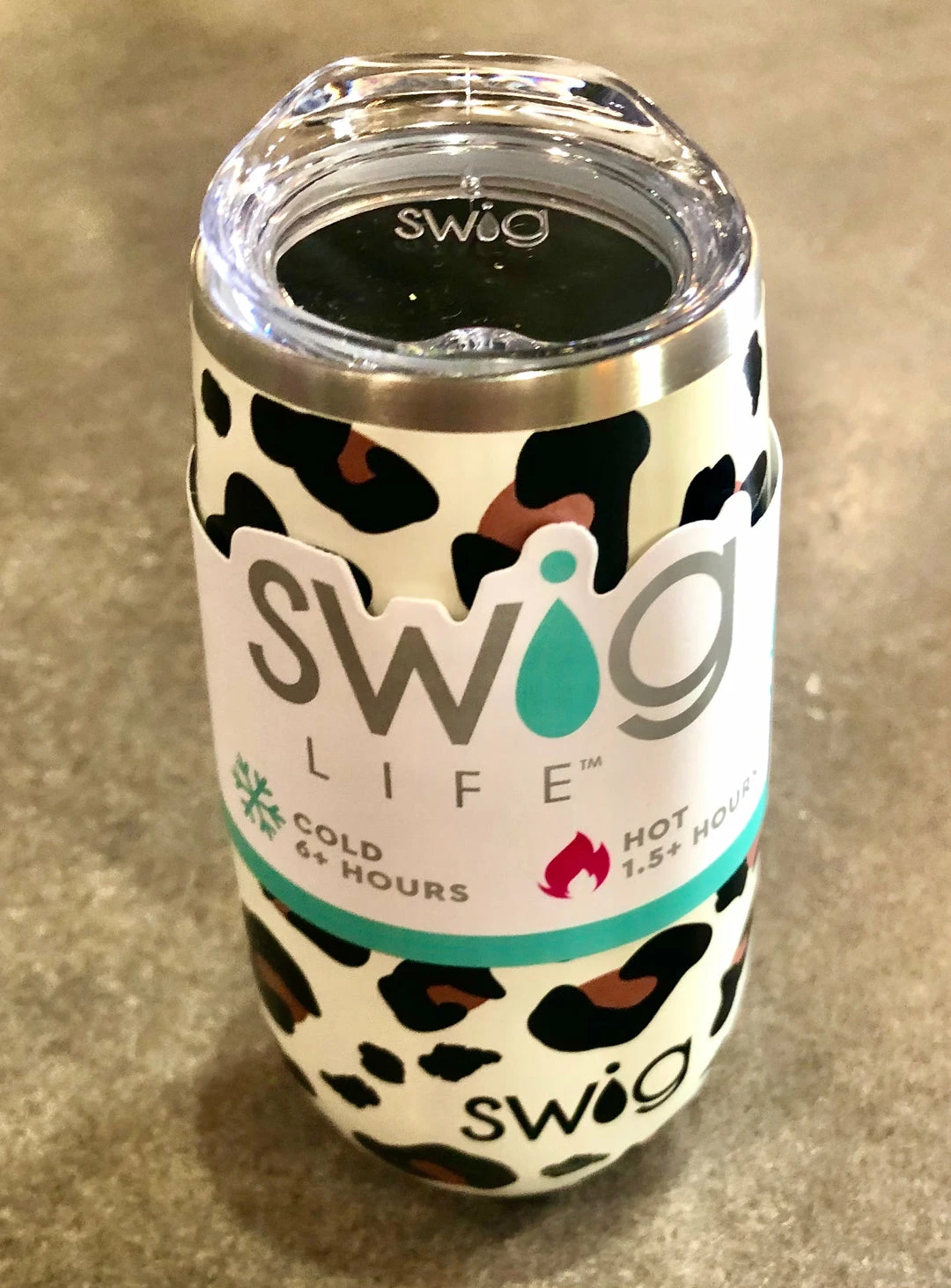 Wanderlust By Abby NEW Swig 6oz Flute- Luxy Leopard 3 Wanderlust By Abby NEW Swig 6oz Flute- Luxy Leopard