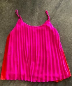 Wanderlust By Abby Color Block Pleated Cami