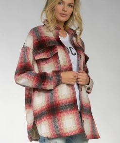 Wanderlust By Abby Riley Plaid Jacket