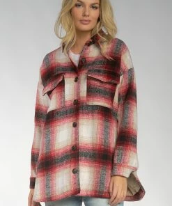Wanderlust By Abby Riley Plaid Jacket
