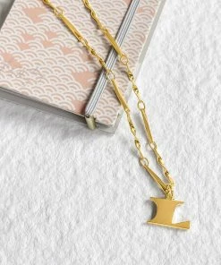 Wanderlust By Abby Letter Necklace NEW