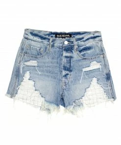 Wanderlust By Abby Beaded Pocket Shorts NEW
