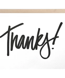 Lion Heart Prints NEW Thanks! Greeting Card