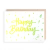 Lion Heart Prints Happy Birthday Ombre Greeting Card