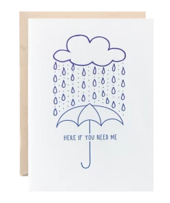 Lion Heart Prints NEW Here If You Need Me Card