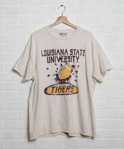Wanderlust By Abby LSU Football Thrifted Tee