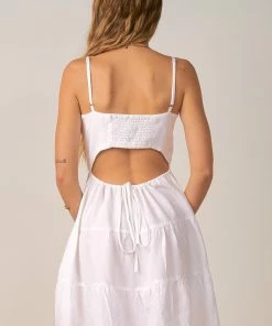 Wanderlust By Abby White Summer Dress NEW