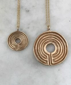 Mimosa Handcrafted Mimosa Labyrinth Necklace NEW