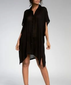 Wanderlust By Abby Collared Flowy Top NEW