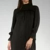 Wanderlust By Abby Mock Neck Long Sleeve Dress CLOTHING