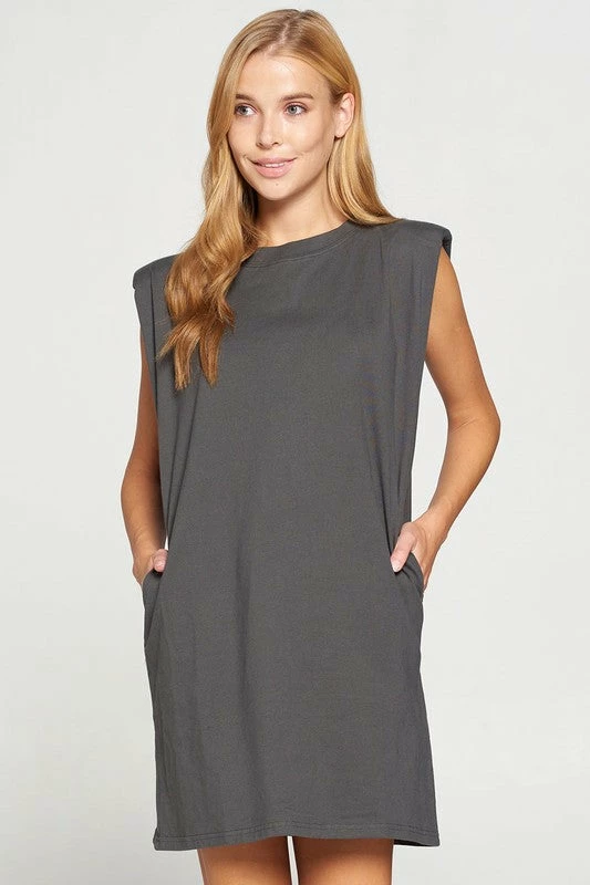 Wanderlust By Abby NEW Short Sleeve Padded Dress 3 Wanderlust By Abby NEW Short Sleeve Padded Dress