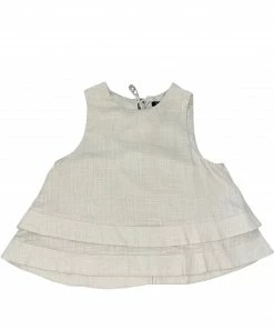 Wanderlust By Abby NEW Linen Double Layered Top