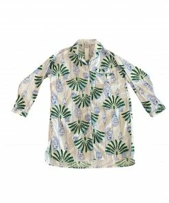 Wanderlust By Abby NEW Ginger Jar Palm PJ Shirt