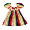 Wanderlust By Abby NEW Multi Color Stripe Mini Dress