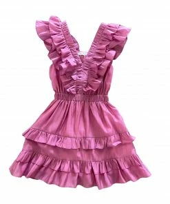 Wanderlust By Abby Ruffle Detail Mini Dress NEW