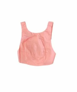 Wanderlust By Abby Elastic Band Open Back Crop Top NEW