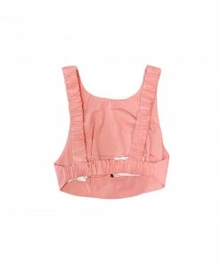 Wanderlust By Abby Elastic Band Open Back Crop Top NEW