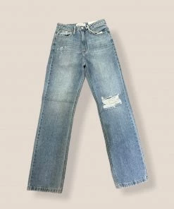 Wanderlust By Abby High Rise Long Straight Jean NEW