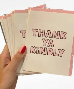 Lion Heart Prints Thank Ya Kindly Greeting Card