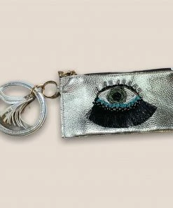 Wanderlust By Abby NEW Evil Eye Wallet Key Ring