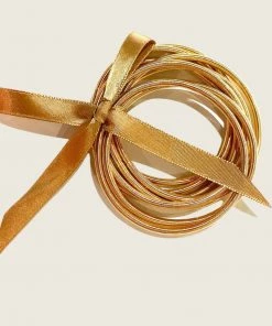 Wanderlust By Abby NEW Gold Slinky Bracelets