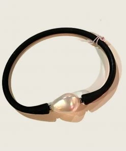 Wanderlust By Abby Rubber Pearl Bracelets