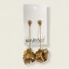 Wanderlust By Abby NEW Gold Petal Dangles