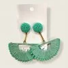Wanderlust By Abby Semicircle Seafoam Earrings NEW