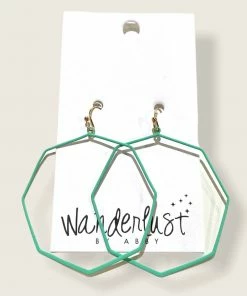 Wanderlust By Abby Octagon Dangles NEW