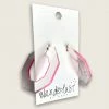 Wanderlust By Abby Clear Octagon Hoops