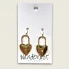 Wanderlust By Abby NEW Heart Lock Dangles