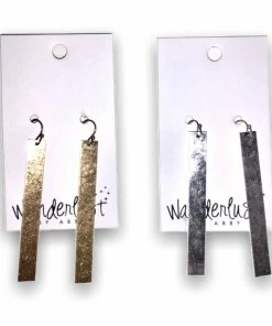 Wanderlust By Abby Bar Dangle Earrings NEW