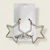 Wanderlust By Abby Gold Star Dangle Earrings NEW