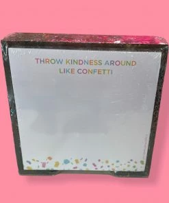 Taylor Elliott Designs Confetti Note Holder + Note Cube Set NEW