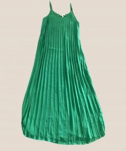 Wanderlust By Abby Pleated Maxi Sleeveless NEW